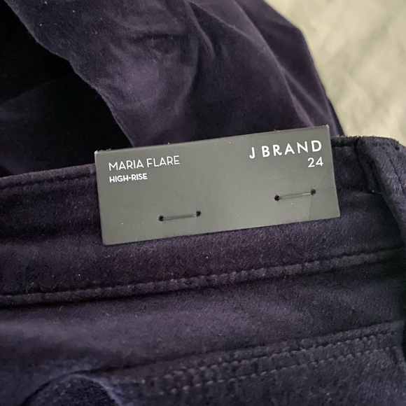 NWT J Brand High Rise Maria Flare Velvet Petite Jeans (Size 24 ) - Picture 7 of 9